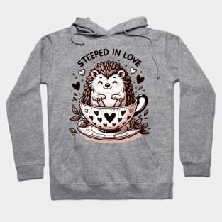 Cozy Hedgehog Tea Time Hoodie